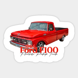 1964 Ford F100 Fleetside Pickup Truck Sticker